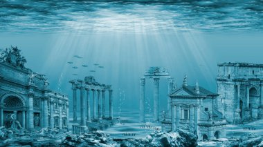 İllüzyon - Atlantis medeniyetinin kalıntıları. Su altı kalıntıları