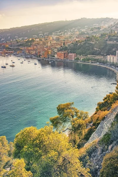 Villefranche Sur Mer Vesnice Francouzské Riviéře — Stock fotografie