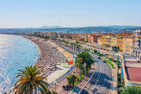 Die Stadt Nizza Der Französischen Riviera — Stockfoto