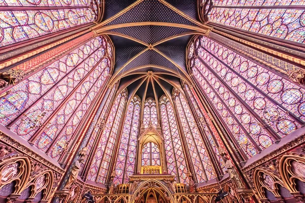 Paris Teki Sainte Chapelle Içinde — Stok fotoğraf