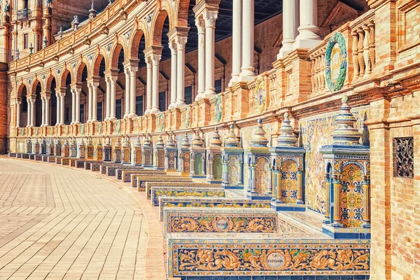 Plaza España Sevilla Andalucía España —  Fotos de Stock