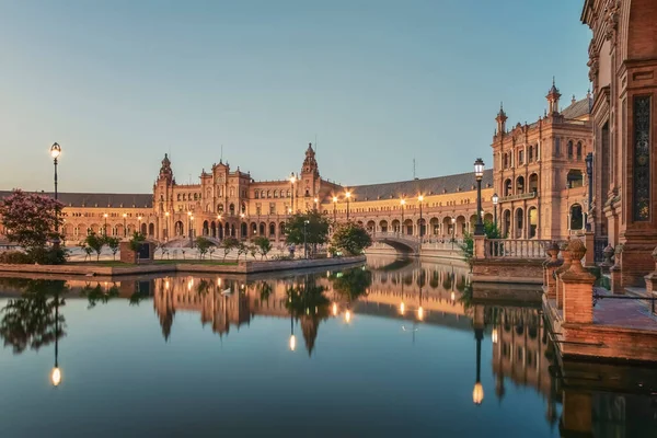 Plaza Espana Sevilla Andalusien Spanien — Stockfoto