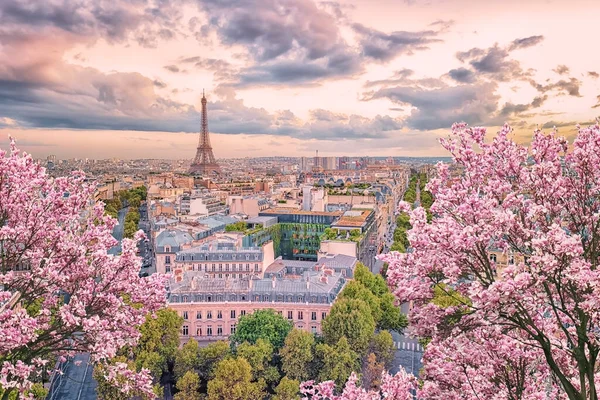 Parijs Stad Lente — Stockfoto