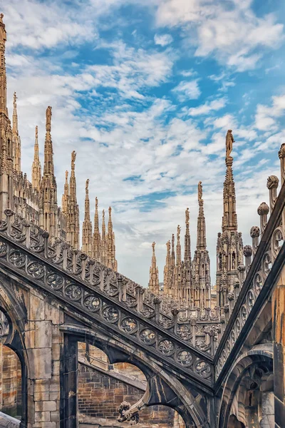 Arquitectura Catedral Milán Italia —  Fotos de Stock