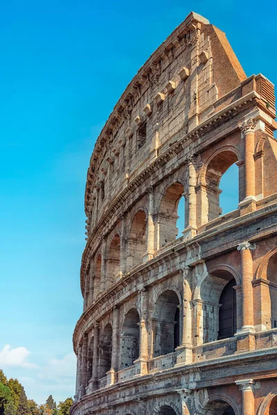 Coliseu Monumento Mais Famoso Roma — Fotografia de Stock