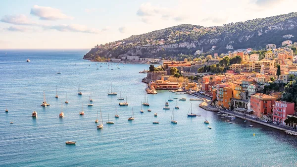 Villefranche Sur Mer Villaggio Sulla Costa Azzurra — Foto Stock