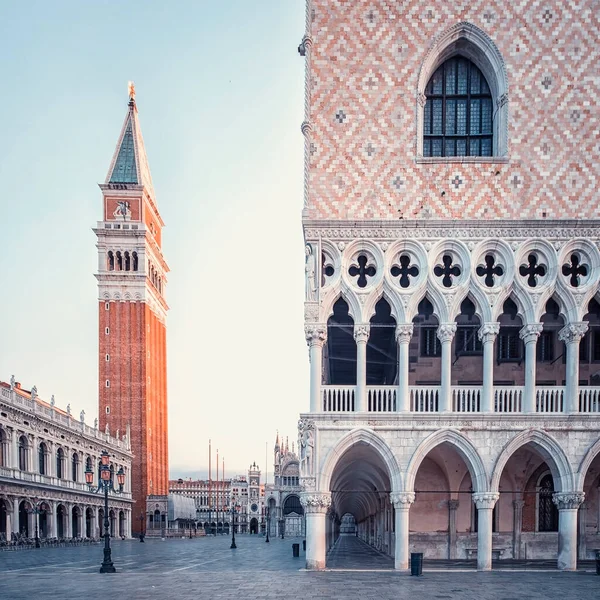 Πόλη Της Βενετίας Πρωί Ιταλία — Φωτογραφία Αρχείου