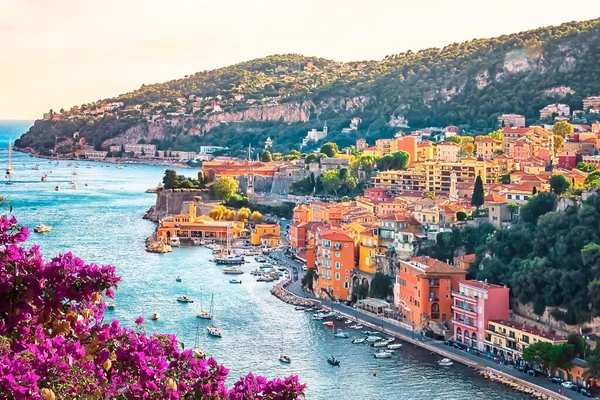 Villefranche Sur Mer Sulla Costa Azzurra Estate — Foto Stock