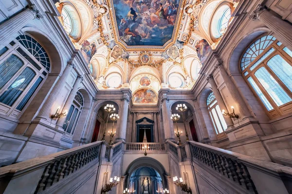 Dentro Palácio Real Madrid — Fotografia de Stock