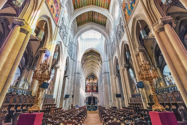 Madrid Spanya Daki Almudena Katedrali — Stok fotoğraf