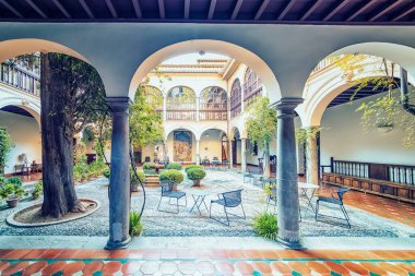 Granada, İspanya 'dan Alhambra.