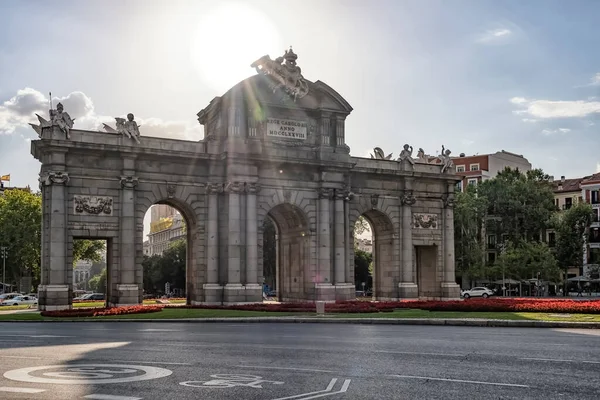 Madrid Stad Overdag — Stockfoto