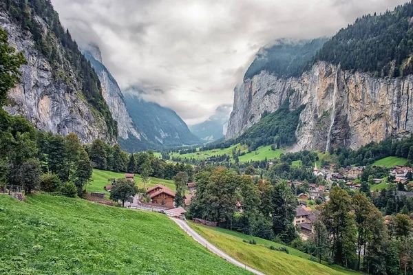 Lauterbrunnen valley in Switzerland