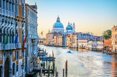Sabah Venedik şehri, İtalya.