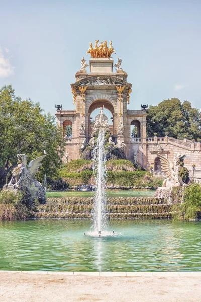 Parc Ciutadella Barcelona Cidade Durante Dia Espanha — Fotografia de Stock