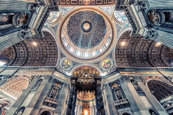 Arhitectura Bazilicii Petru Din Vatican — Fotografie, imagine de stoc