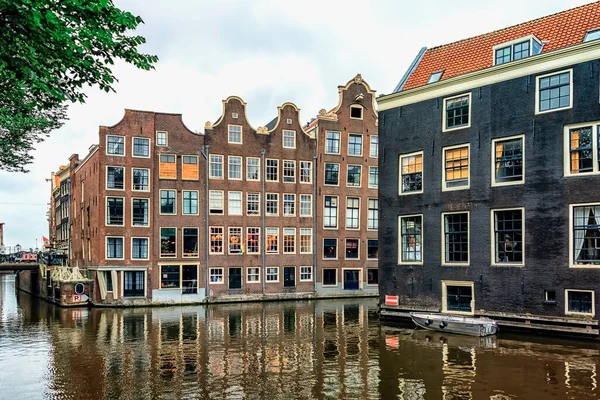 Amsterdam Stad Overdag Nederland — Stockfoto
