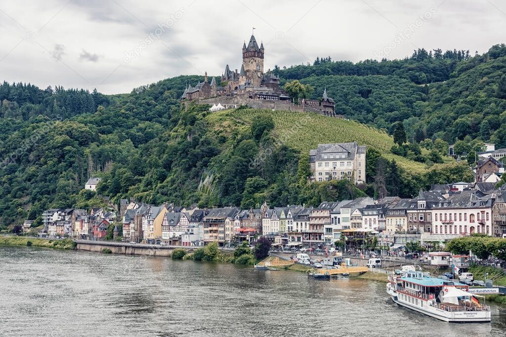 The town of Cochem in Germany