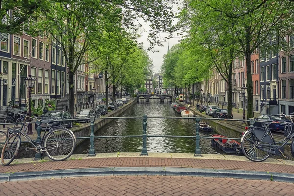 Amsterdam Stad Overdag Nederland — Stockfoto