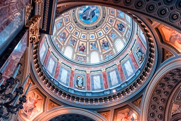Αρχιτεκτονική Της Βασιλικής Του Αγίου Στεφάνου Στη Βουδαπέστη — Φωτογραφία Αρχείου