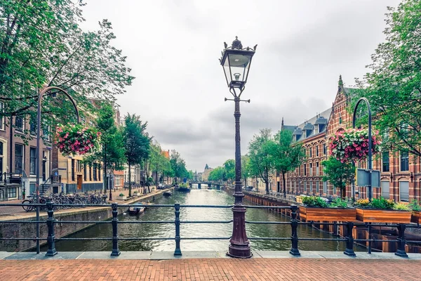 Amsterdam Stad Overdag Nederland — Stockfoto