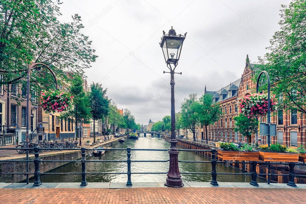 Amsterdam City in the daytime, The Netherlands