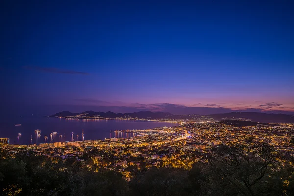 Staden i cannesměsto cannes — Stock fotografie