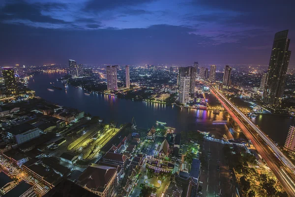 Chao Phraya floden Bangkok — Stockfoto