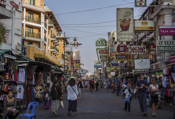 Khao San Road Bangkok di giorno — Foto Stock