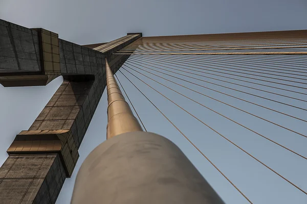 König Rama 8 Brücke Bangkok — Stockfoto