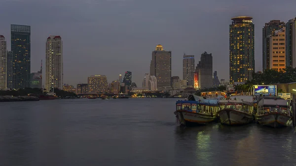 Sungai Chao Praya di bangkok — Stok Foto