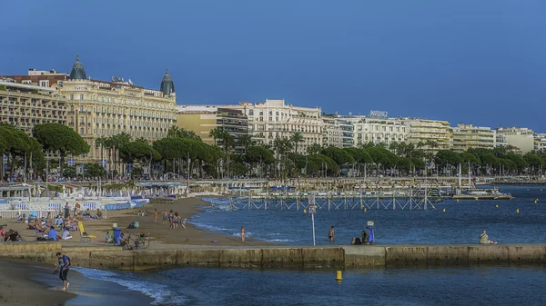 Cannes praia — Fotografia de Stock