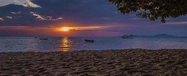 Zachód słońca w Tajlandii — Zdjęcie stockowe