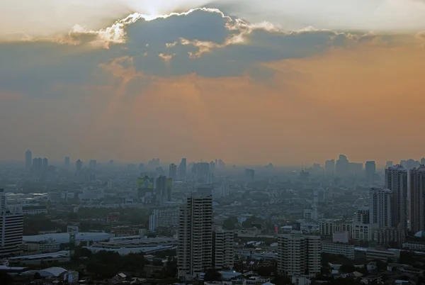 Distrito de Sathorn Bangkok — Fotografia de Stock