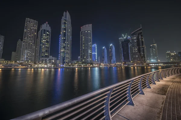 Dubai Marina utca-és városrészlet — Stock Fotó