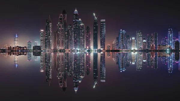 Dubai város elmélkedés — Stock Fotó