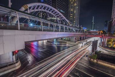 Sathorn bölge Bangkok