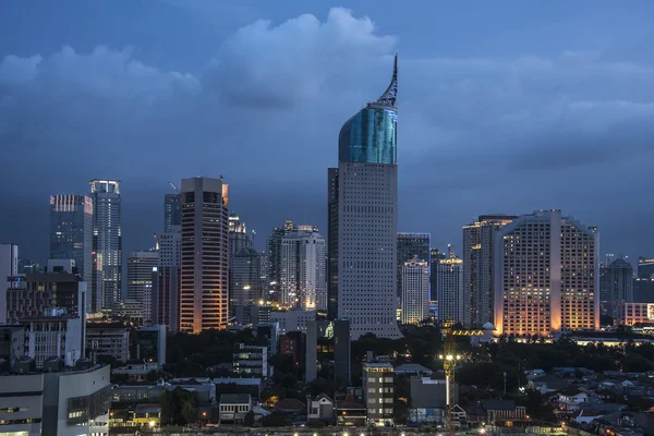 Panorama da cidade de Jacarta — Fotografia de Stock