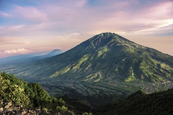 Vulcão Merbabu em Java — Fotografia de Stock