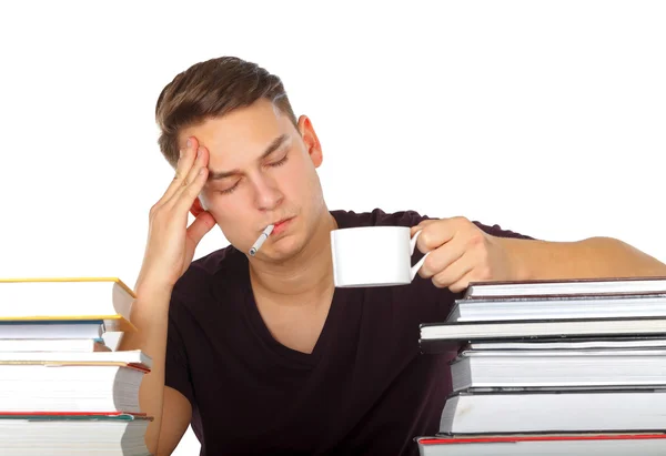 Stressful college life — Stock Photo, Image