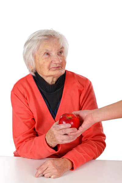 Happy senior woman — Stock Photo, Image