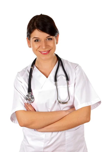 Beautiful young doctor — Stock Photo, Image