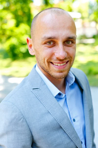 A happy businessman — Stock Photo, Image