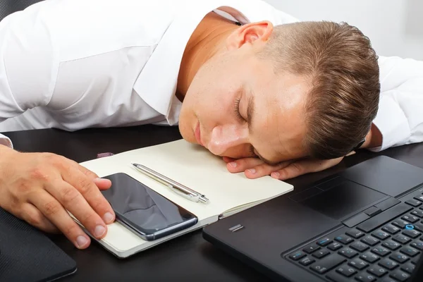 Stressige Büroarbeit — Stockfoto