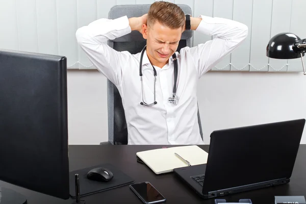 Stressful health care job — Stock Photo, Image