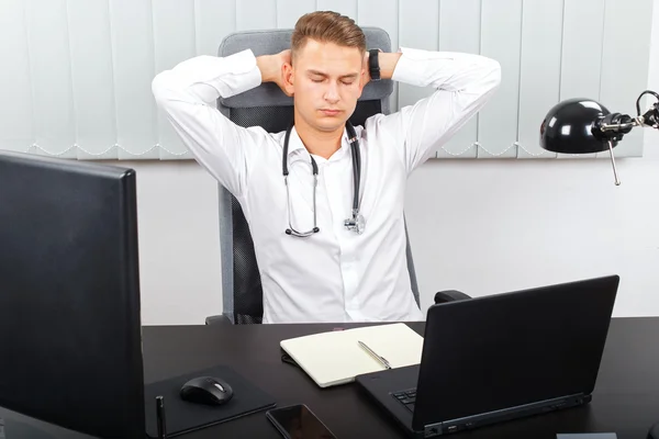 Stressful health care job — Stock Photo, Image