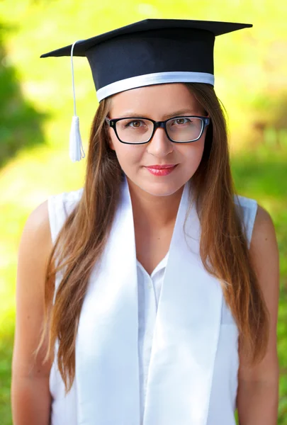 Felice studente laureato — Foto Stock