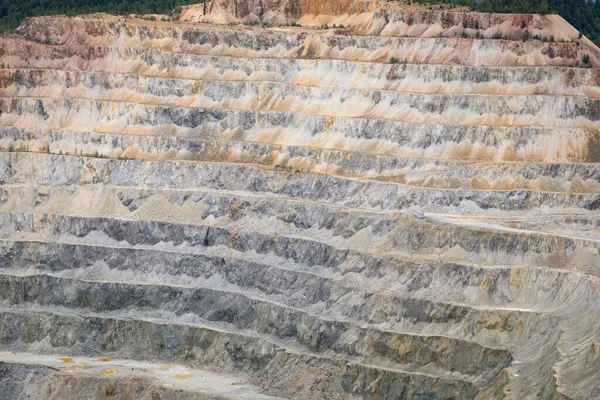 Picture of copper mining pit in Rosia Poieni,Romania