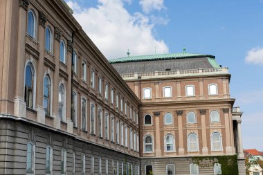 Budapeşte, Macaristan 'daki Buda Kalesi manzarası