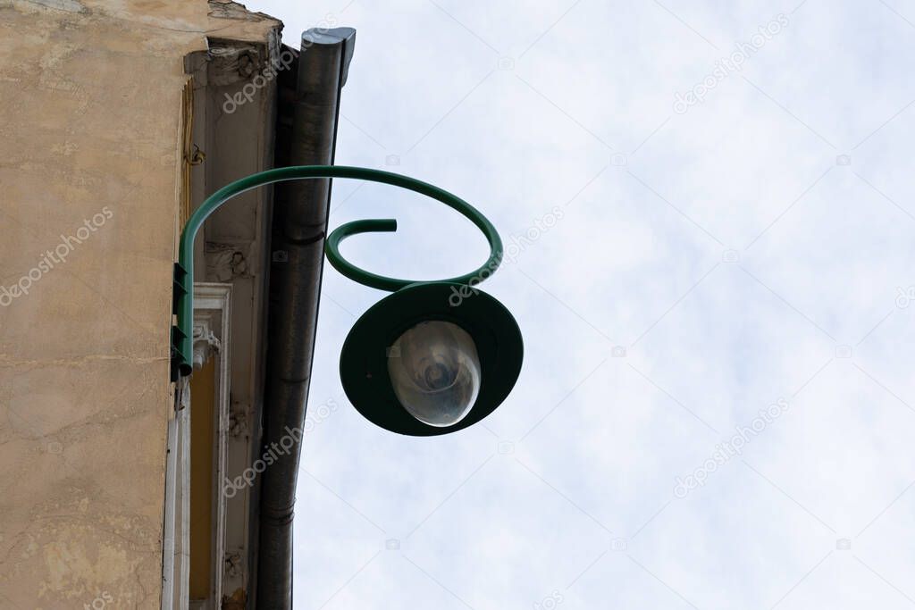Picture of energy saving street lighting